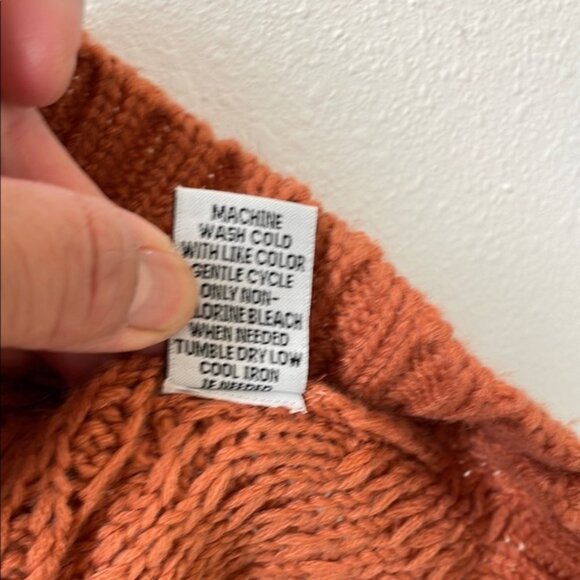 Charlotte Russe Burnt Orange Knit Dress Size S - Picture 4 of 12